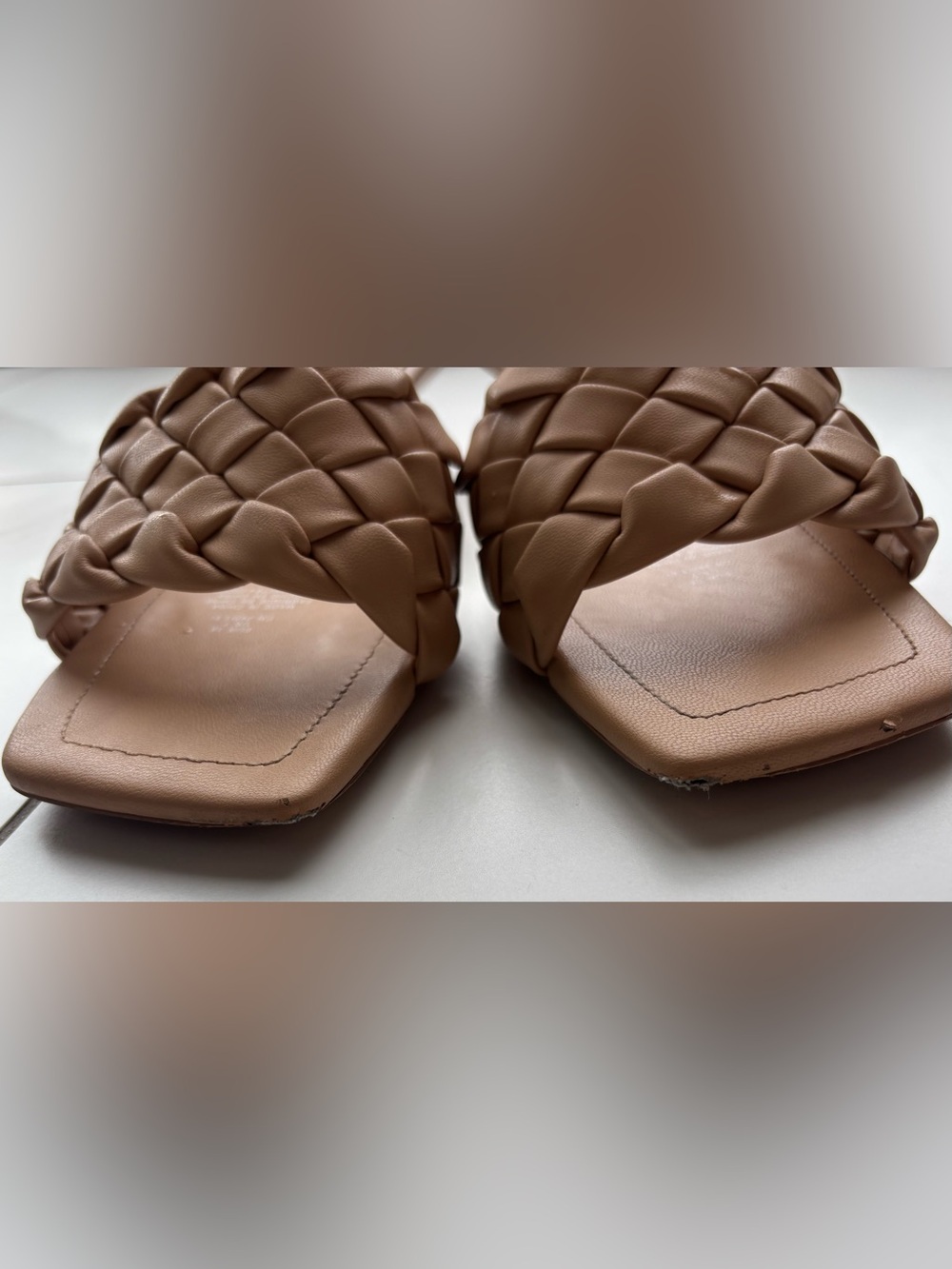 H&M Braided Slide Mules with kitten heel - Picture 3 of 4